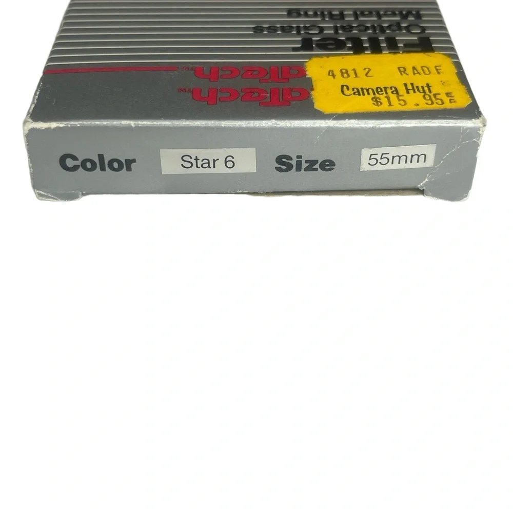 SummaTech STAR 6 Camera Filter 55mm Optical Glass Star Effect Photography